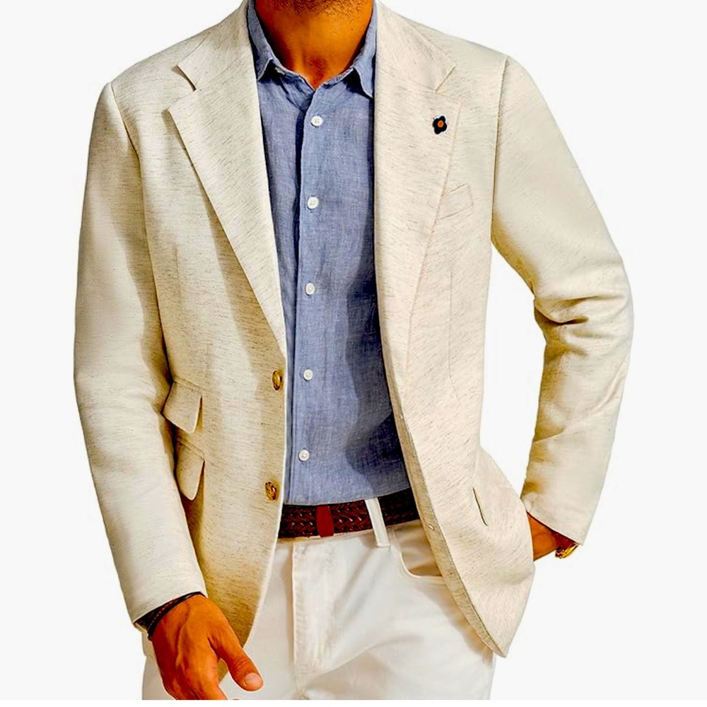 Men's Cream Blazer
